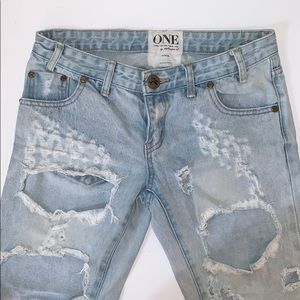 One Teaspoon Boyfriend Jeans